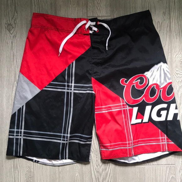 coors light swim trunks